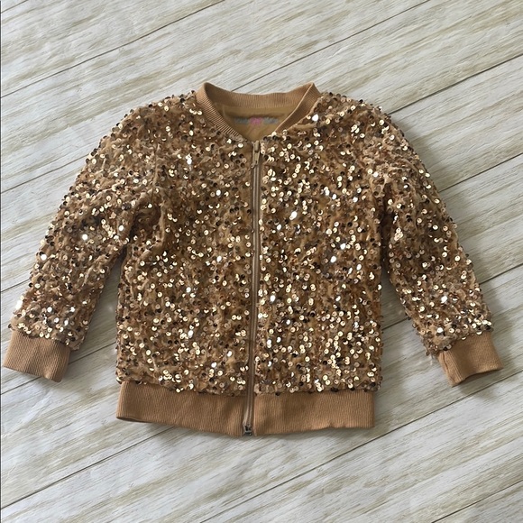 Sequin Bomber Jacket Toddler 2 - Picture 1 of 5